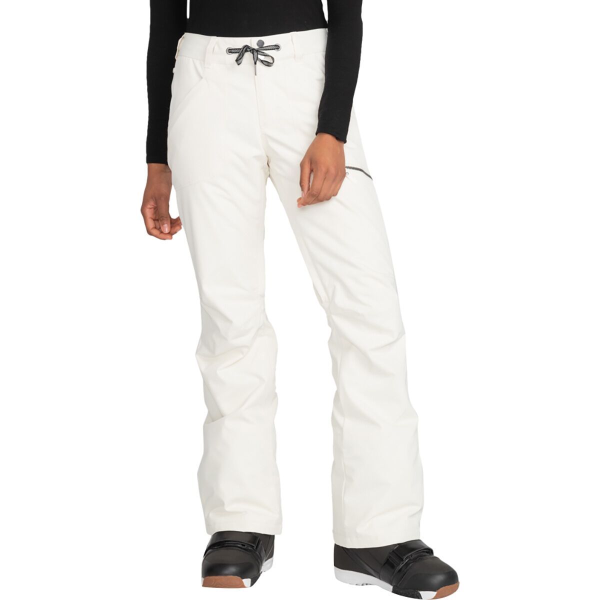 Roxy Women's Nadia Snow Pant in Egret - Size: Large