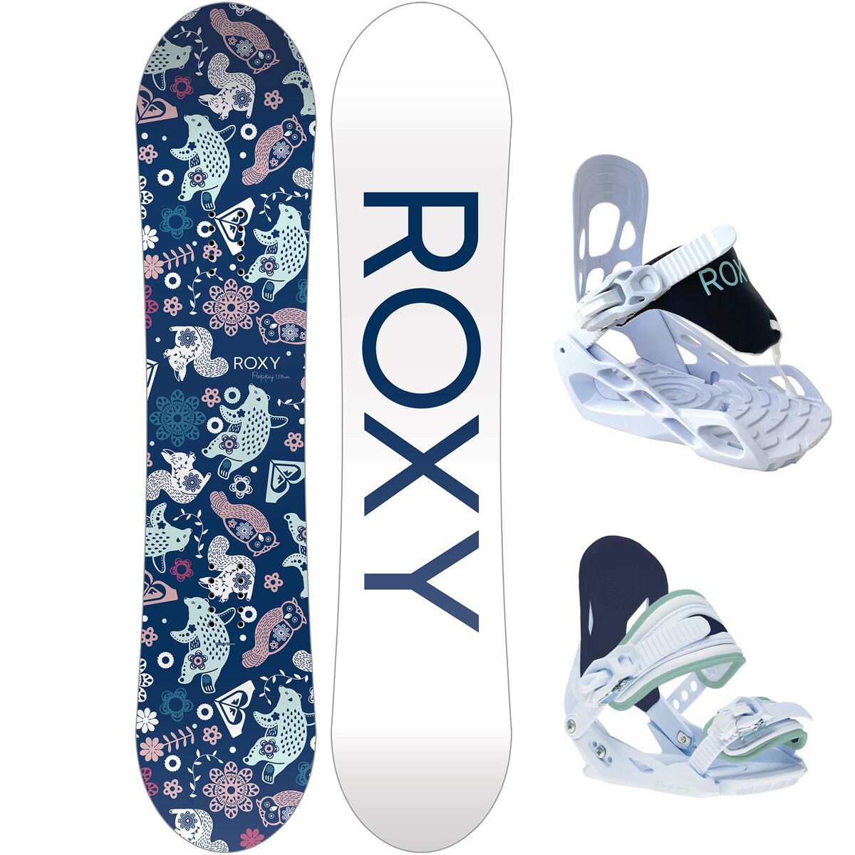 Roxy Girl's Poppy Snowboard Package - 2025 - Size: 90cm