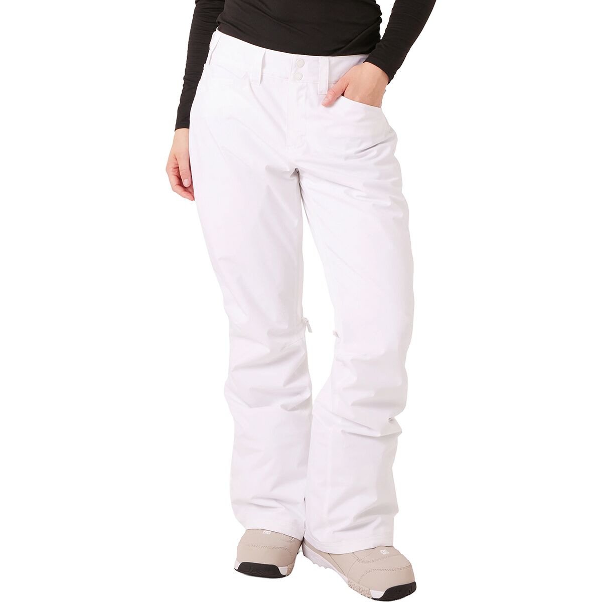 Roxy Roxy Women's Backyard Pant in Snow White - Size: XL - $95.97 at Steep and Cheap