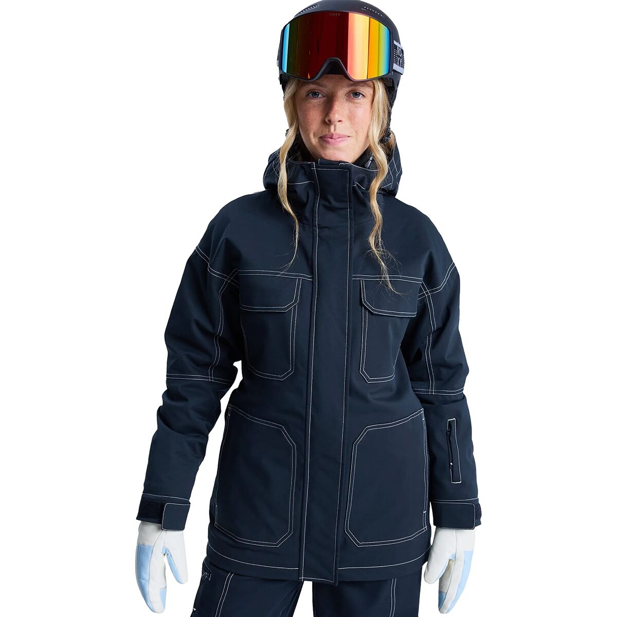 Roxy Roxy Women's Chloe Kim Jacket in Anthracite - Size: Small - $131.23 at Steep and Cheap