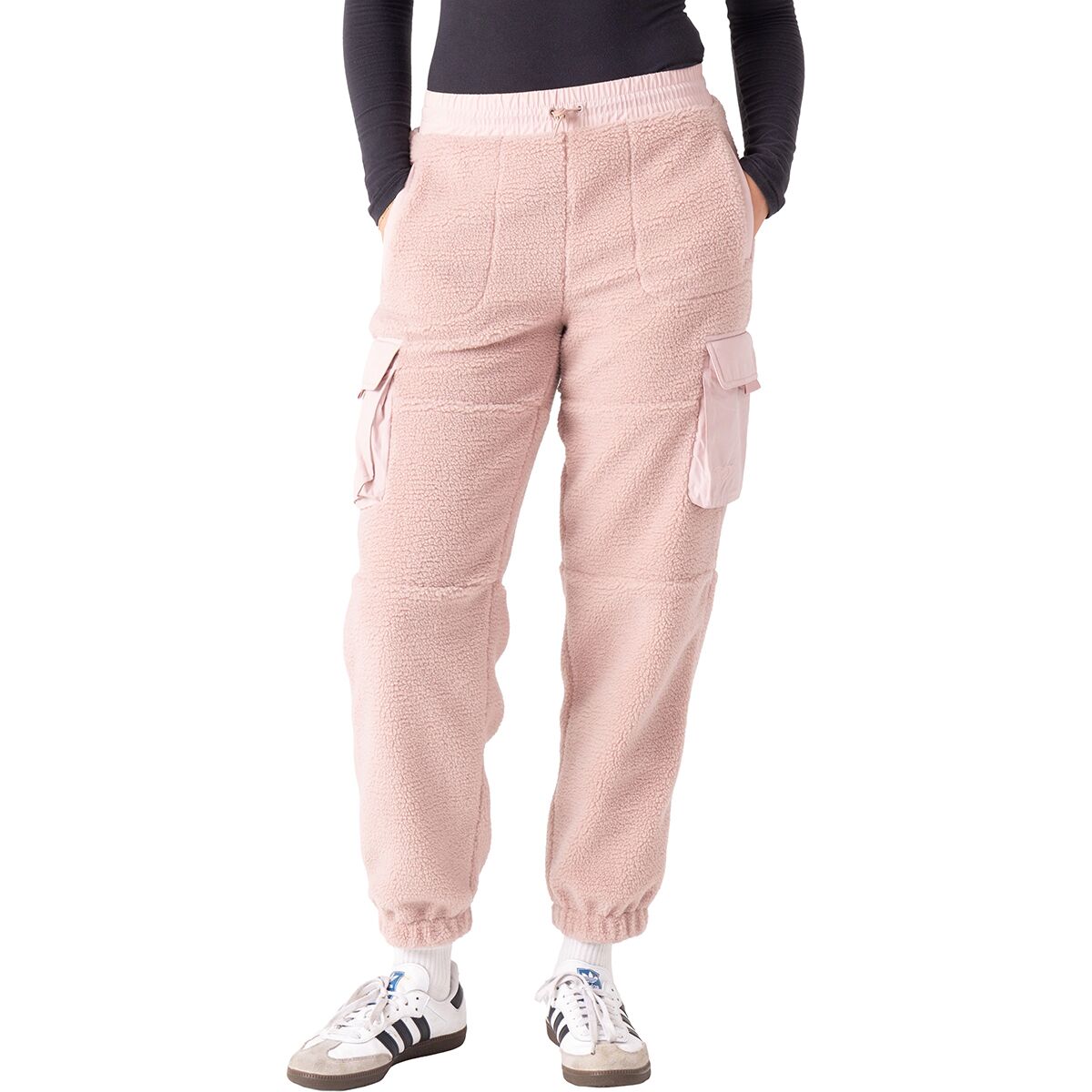 Roxy Women's Rita Sherpa Jogger in Adobe Rose - Size: Medium