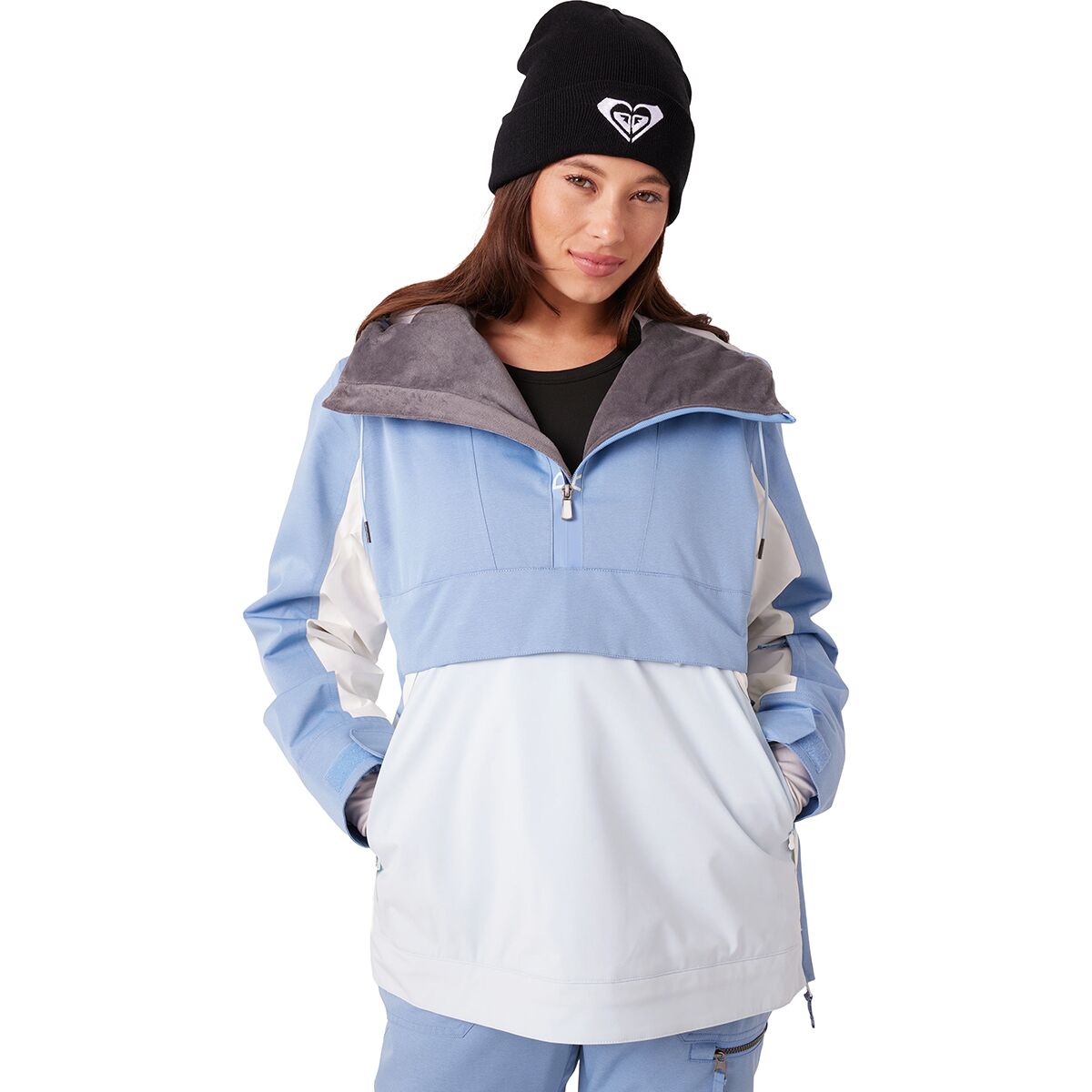Roxy Women's Shelter Jacket in Blue Combo - Size: XL