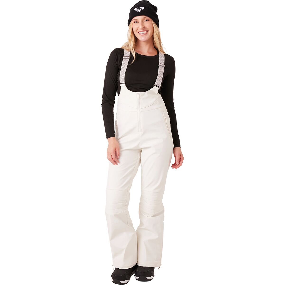 Roxy Women's Summit Bib in Snow White - Size: XL