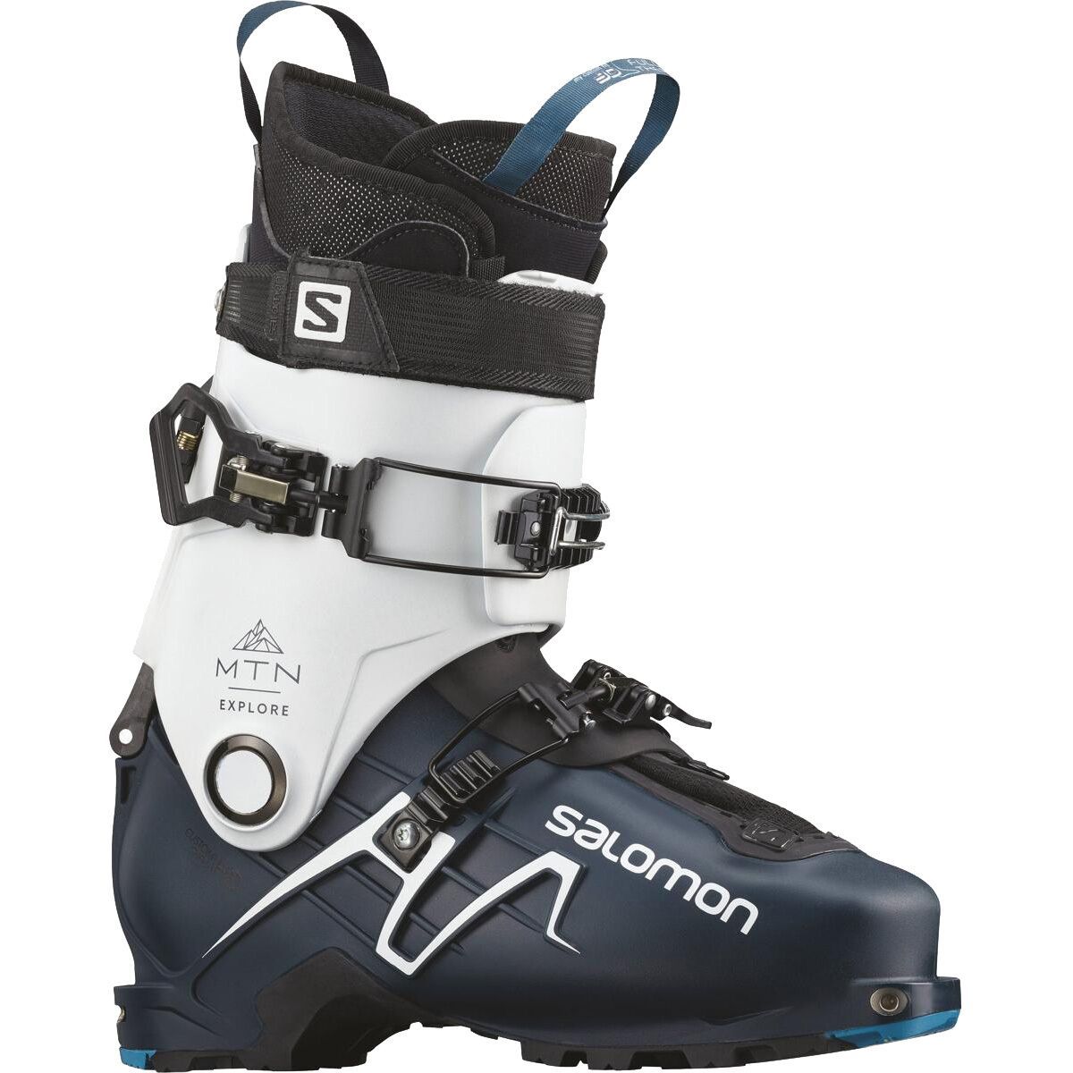 Salomon MTN Explore Alpine Touring Boot in Petrol Blue / White / Black - Size: 25.5