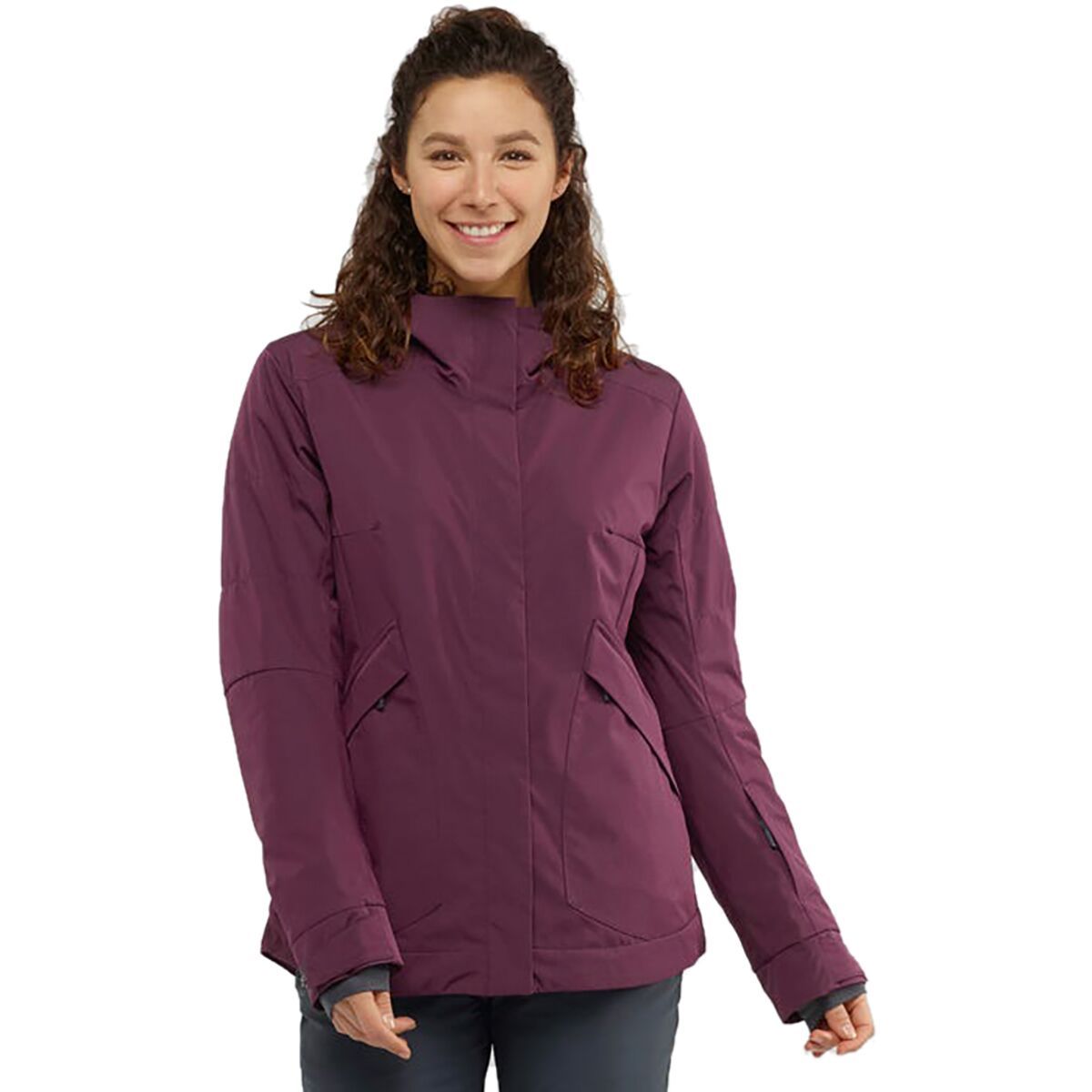 Salomon Women's Snow Rebel Jacket in Cumin - Size: Small
