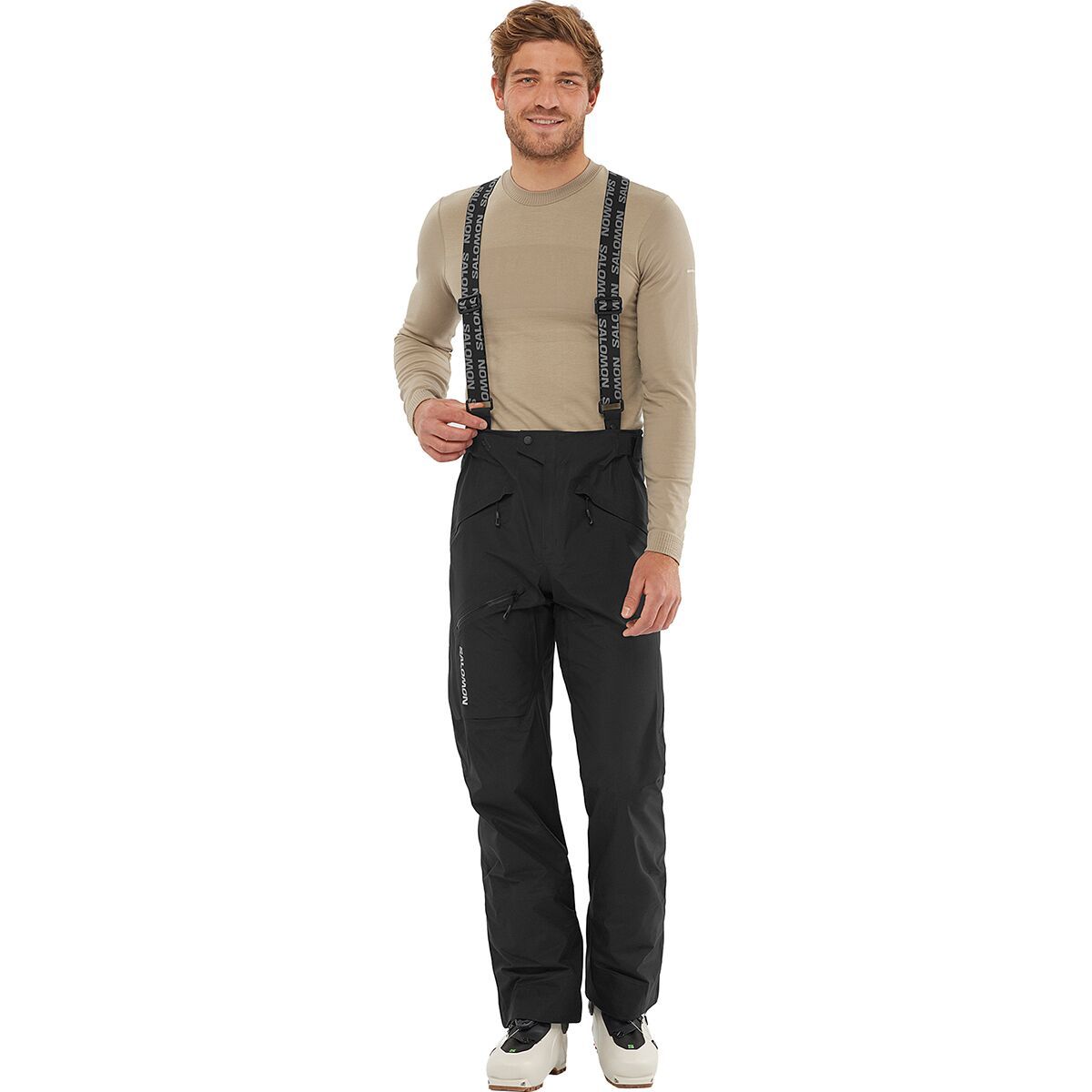 Salomon Men's Mountain GORE-TEX 3L Pant in Deep Black - Size: Small