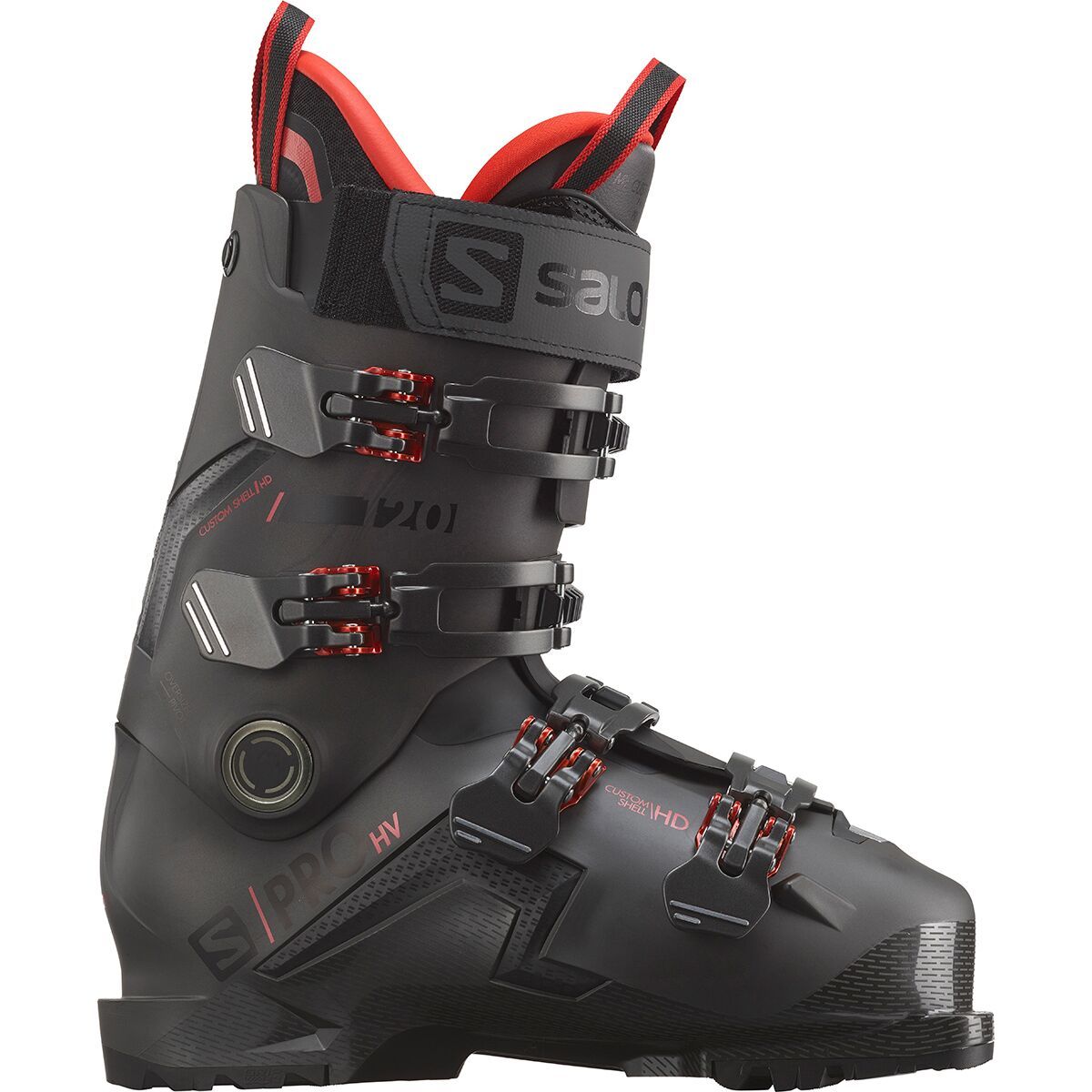Salomon Men's S/Pro HV 120 GW Ski Boot in Belluga Metallic / Red Metalic - Size: 30.5