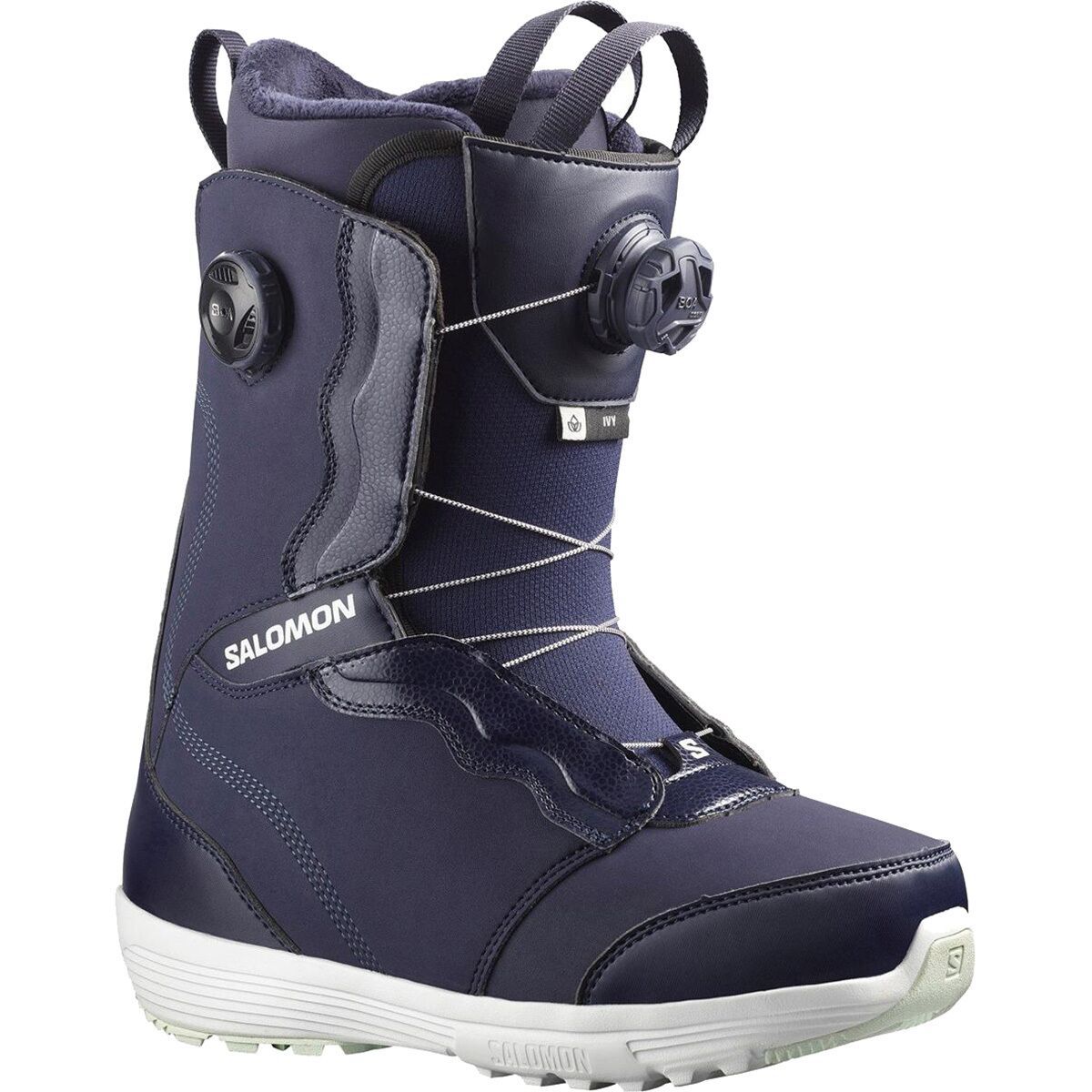 Salomon Women's Ivy SJ Boa Snowboard Boot - 2023 in Evening Blue - Size: 24.5