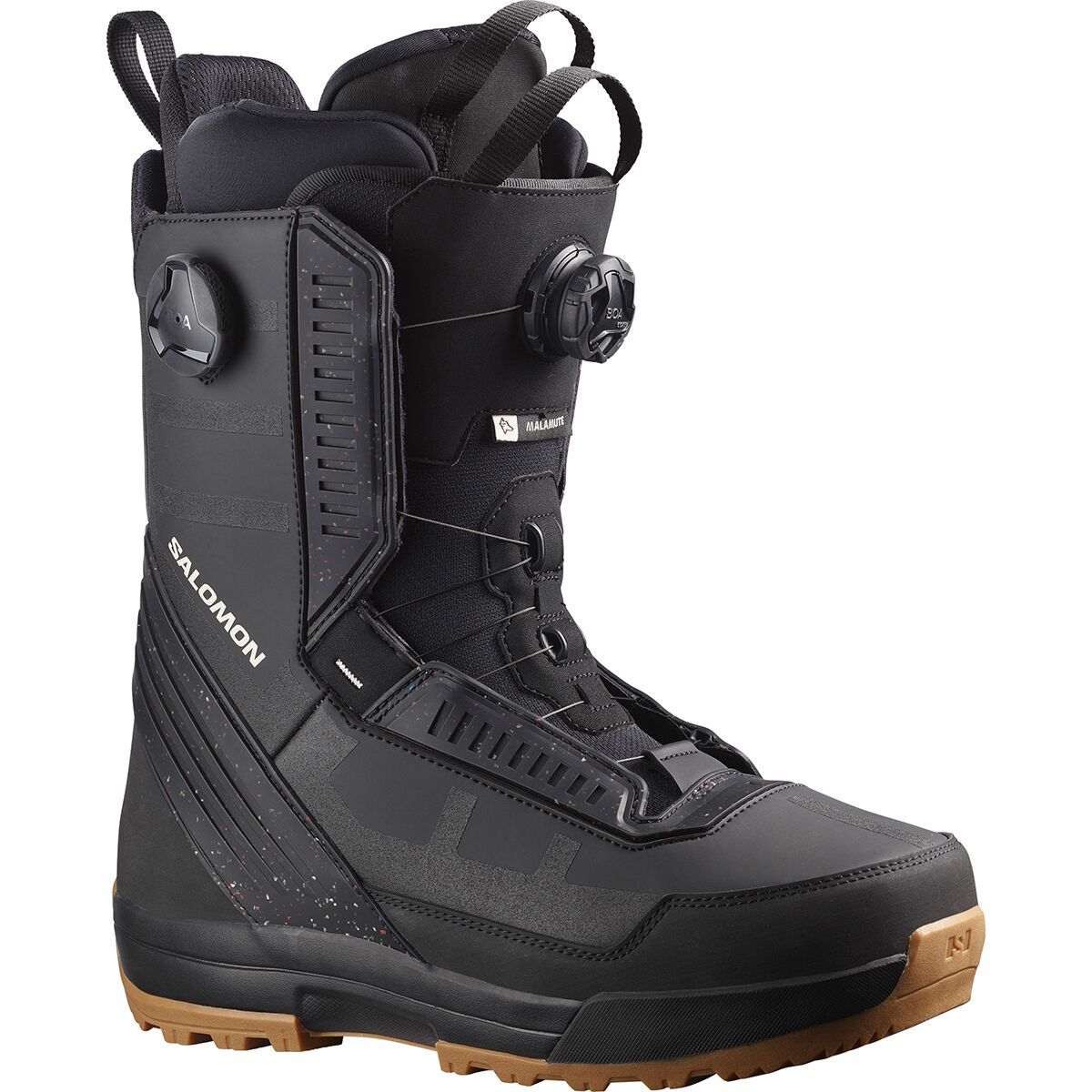 Salomon Malamute Dual Boa Snowboard Boot - 2025 in Black - Size: 30