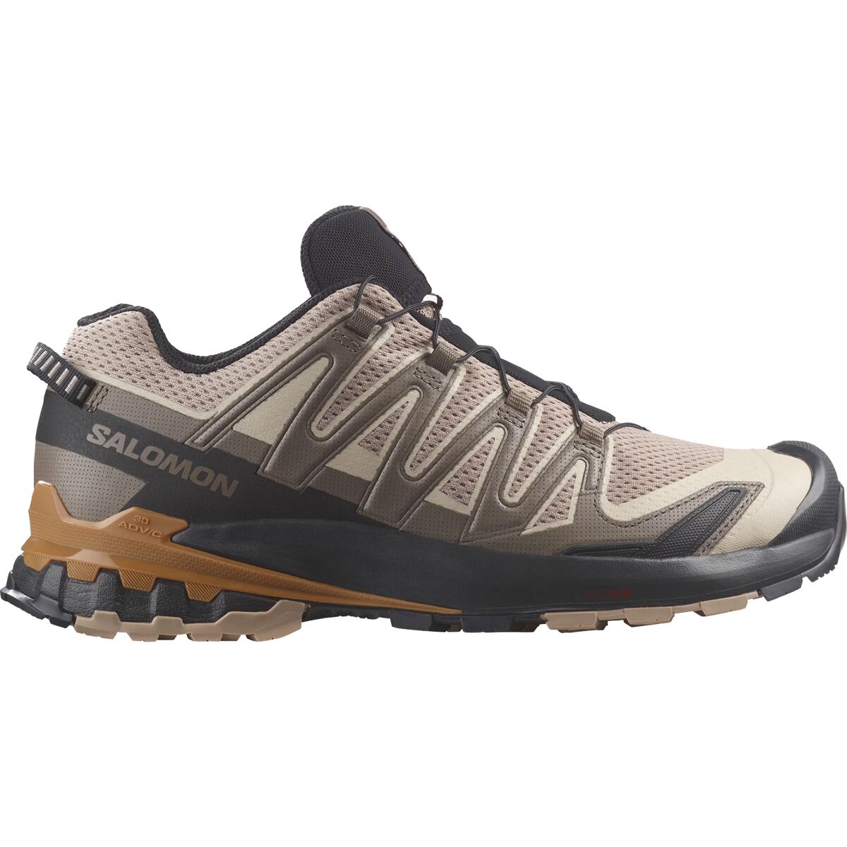 Salomon Men's XA Pro 3D V9 Trail Running Shoe in Natural / Black / Sugar Almond - Size: US 9.5/UK