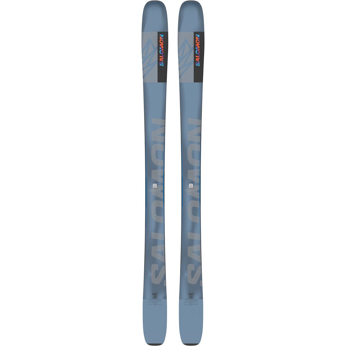 Salomon QST 92 Ski - 2025 in Copen Blue / Safety Yellow / Green - Size: 152cm