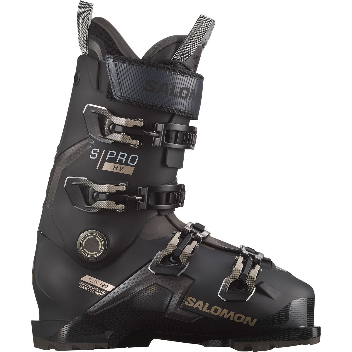 Salomon Men's S/Pro HV 120 GW Ski Boot - 2025 in Black / Titanium / Beluga - Size: 26.0/26.5