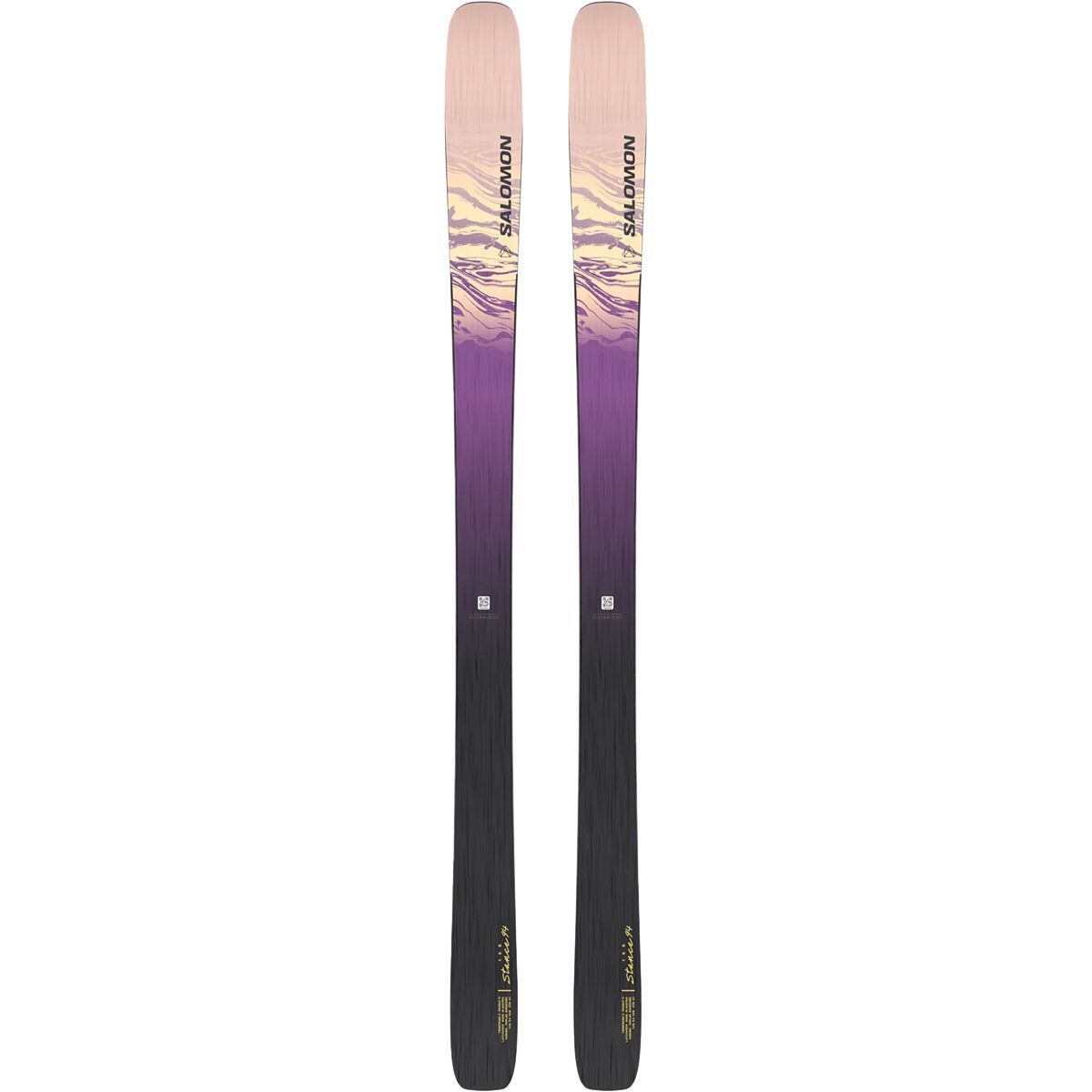 Salomon Women's Stance 94 Ski - 2025 in Black / Purple Magic / Maple Sugar - Size: 168cm