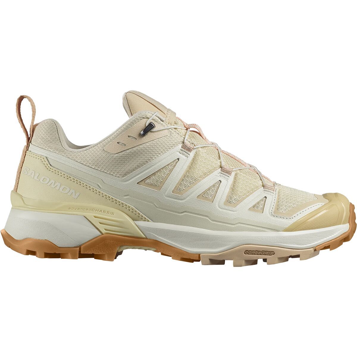 Salomon Women's X Ultra 360 Edge Shoe in Wheat / Shortbread / Peach Quartz - Size: US 11.0/UK 9.5