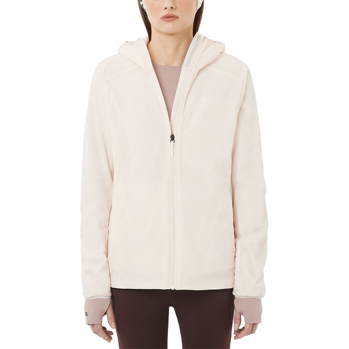 Salomon Salomon Women's Mountain Flex Hooded Jacket in Whisper White - Size: Large - $167.96 at Steep and Cheap