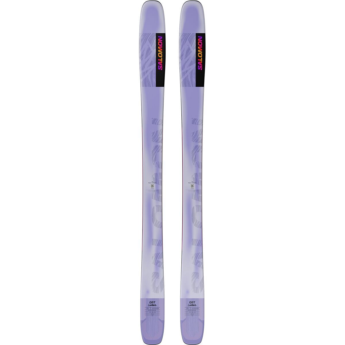 Salomon Women's QST LUMEN 98 Ski - 2025 in Lilac Breeze / Rhodamine Red / Saffron - Size: 168cm