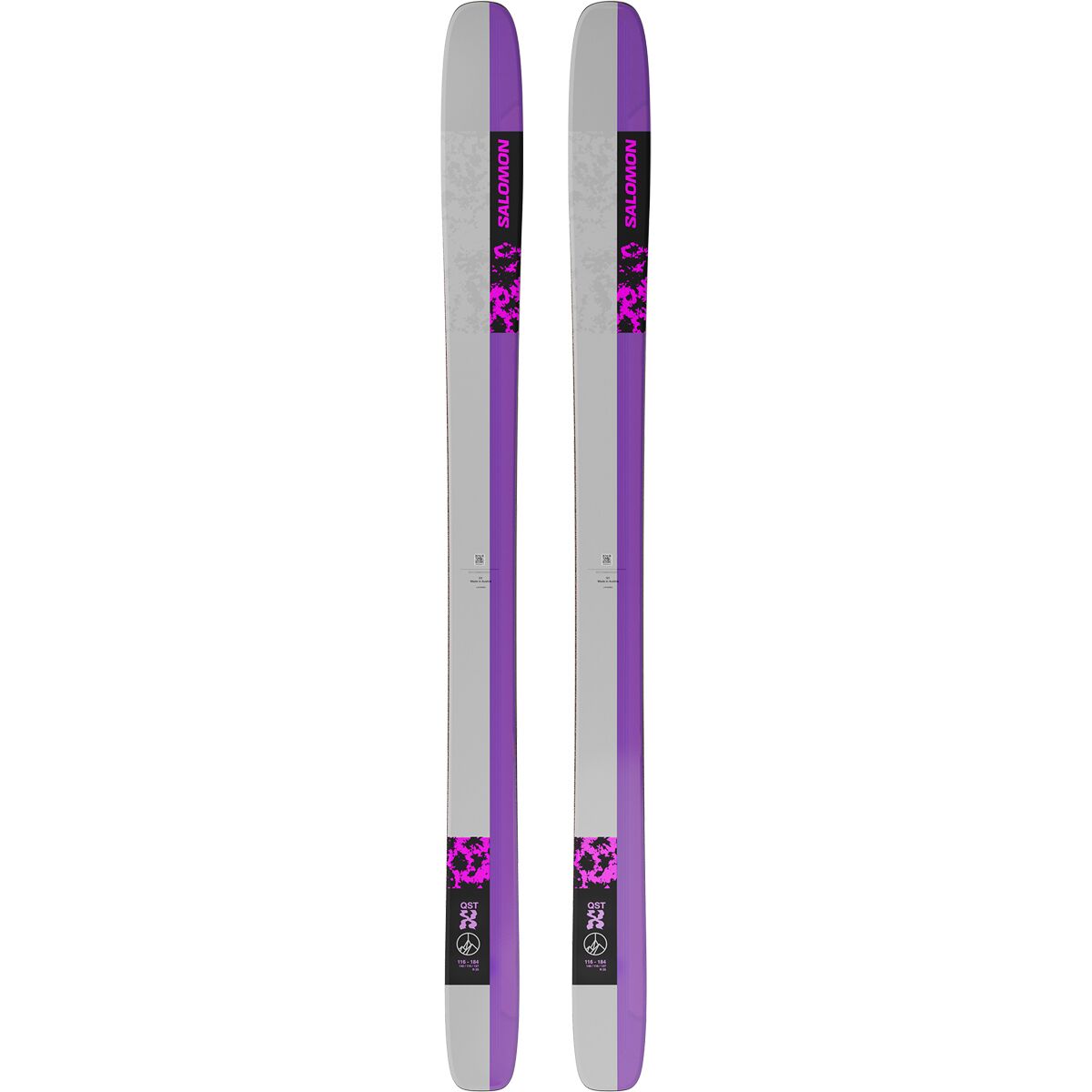 Salomon QST X Ski - 2026 in Black / Lunar Rock - Size: 192cm