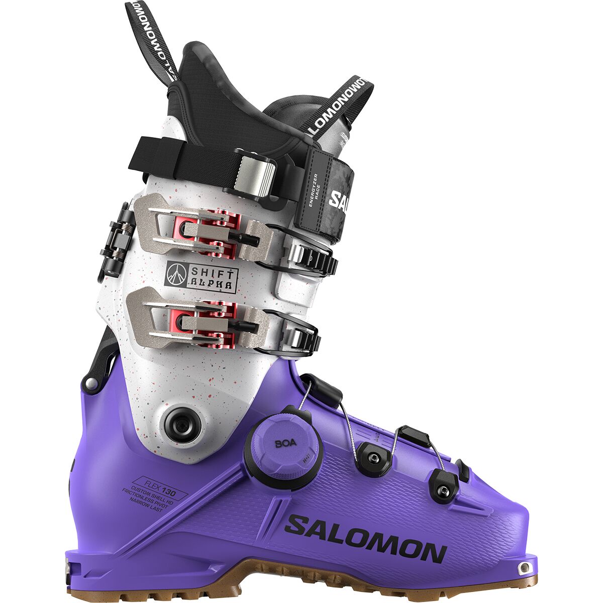 Salomon Shift Alpha BOA 130 Boot - 2026 in Ultra Violet / Black - Size: 28.5