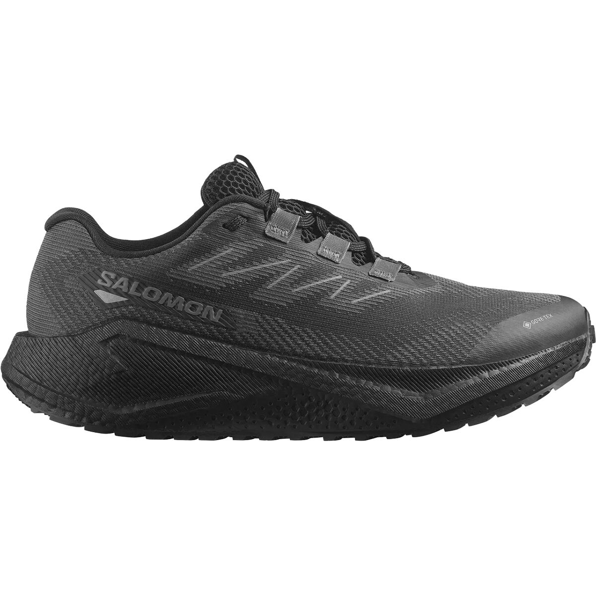 Salomon Salomon Men's Aero Blaze 3 Grvl GTX Running Shoe in Black / Asphalt - Size: US 9.0/UK 8.5 - $103.97 at Steep and Cheap
