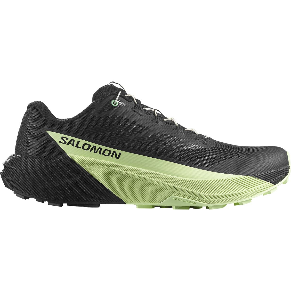 Salomon Men's Pulsar Trail Running Shoe in Black / Patina Green - Size: US 8.5/UK