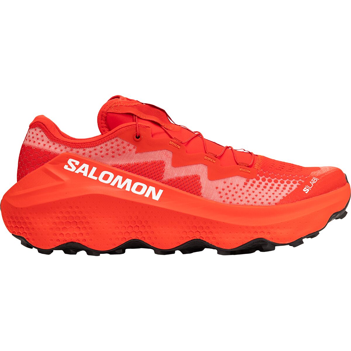 Salomon S/Lab Ultra Glide 1.5 Trail Running Shoe in Fiery Red / White - Size: US 5.5/UK