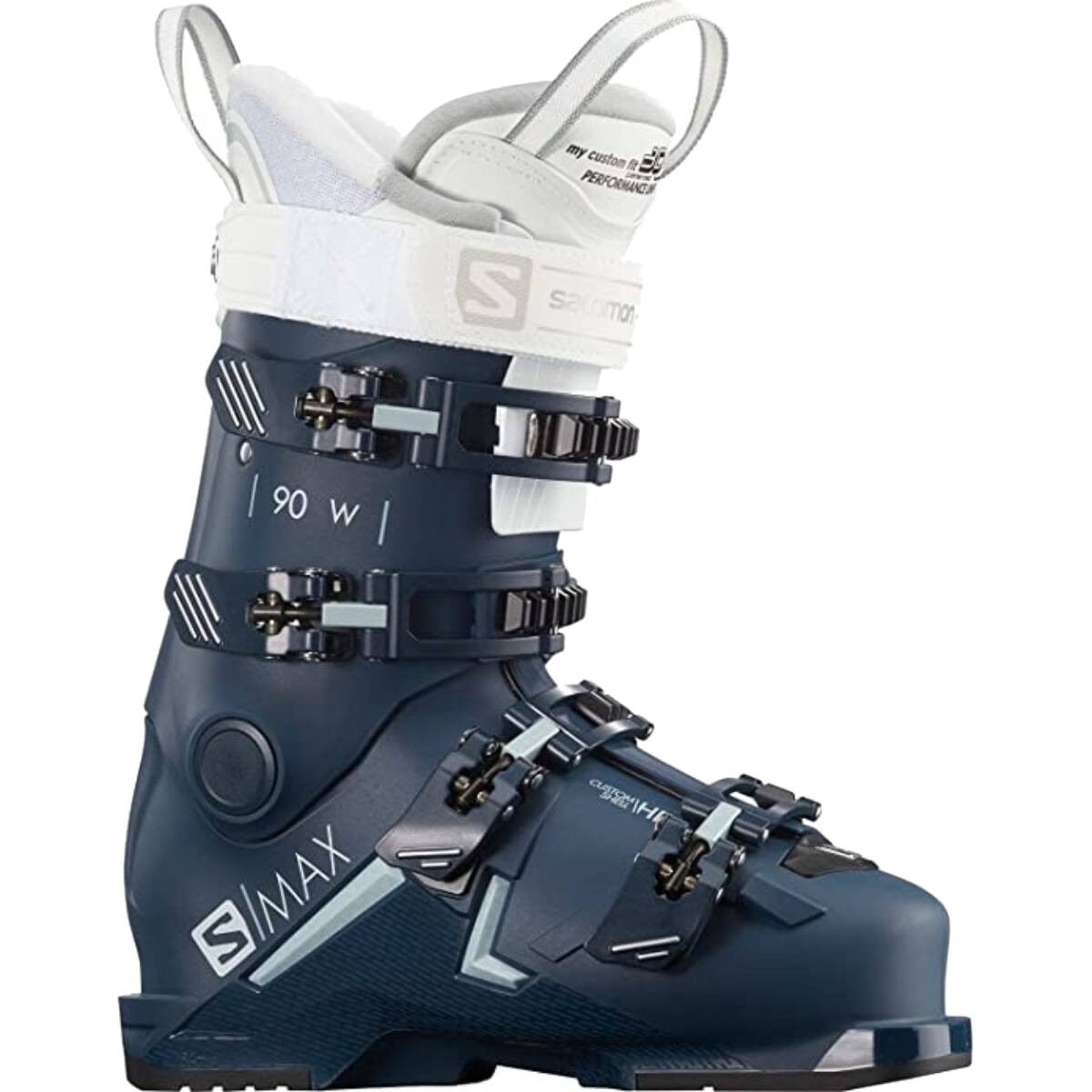 Salomon Women's S/Max 90 Ski Boots in Petrol Bl / Sterling - Size: 26.5