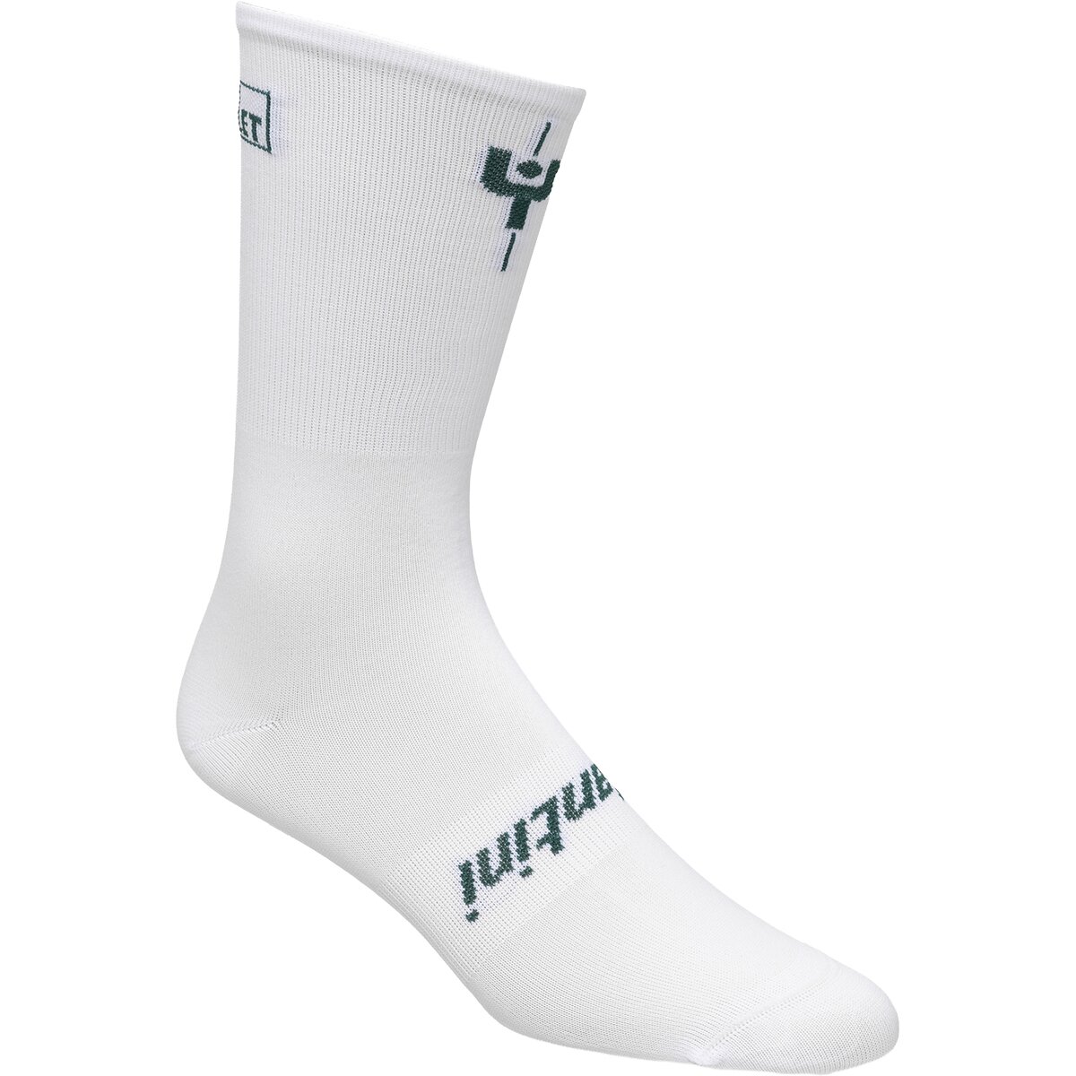Santini Santini Col de Tourmalet Cycling Sock in Bianco - Size: XL - $13.52 at Steep and Cheap