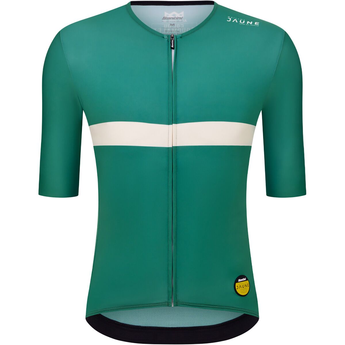 Santini Men's Col de Tourmalet Short-Sleeve Jersey in Verde - Size: Small