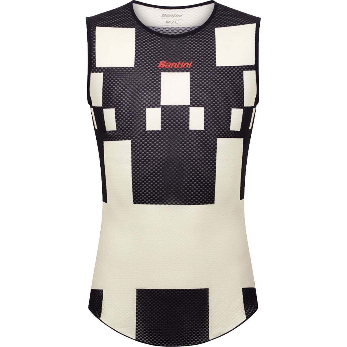 Santini Men's Paris-Roubaix Baselayer in Rosso 2 - Size: XS/S
