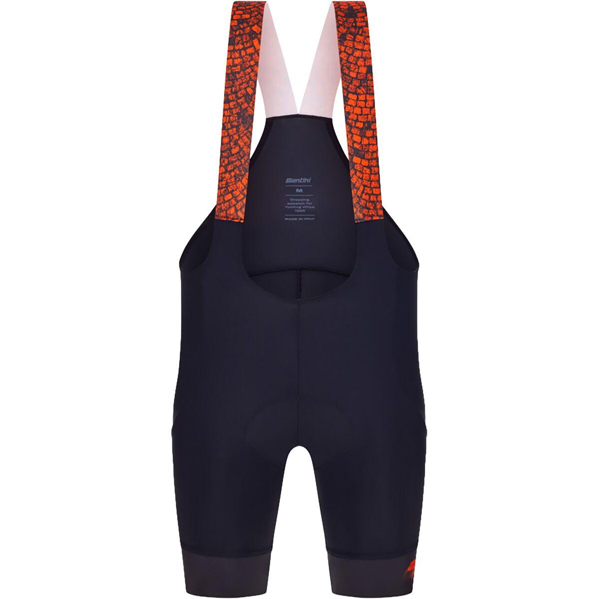 Santini Men's Paris-Roubaix Bib Short in Nero - Size: Small