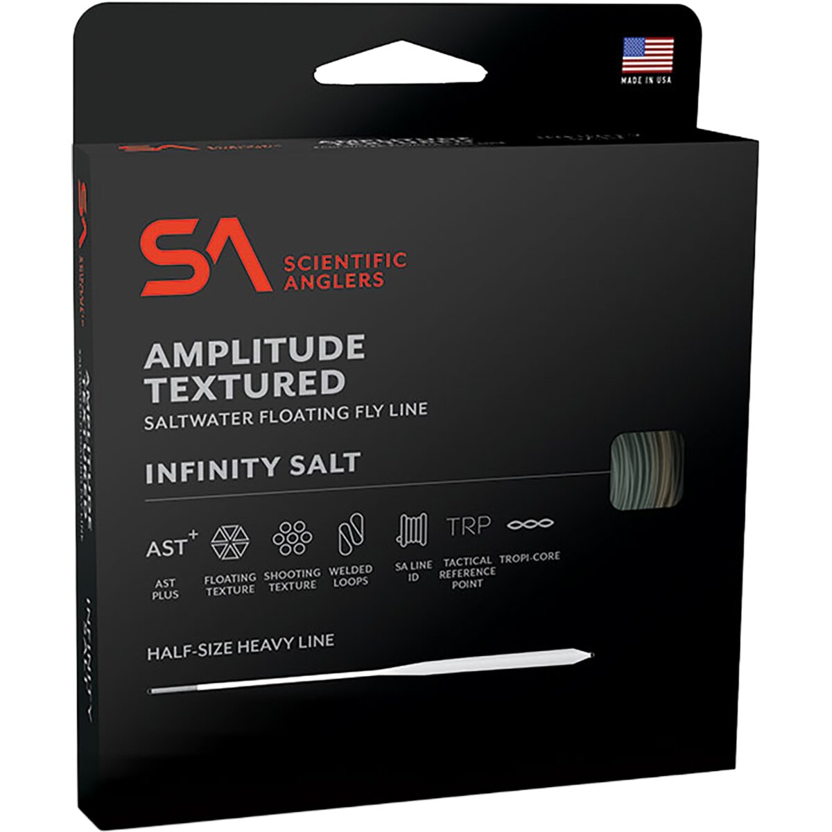Scientific Anglers Scientific Anglers Amplitude Infinity Salt Fly Line in Black / Sand / Horizon - Size: WF12F - $90.96 at SteepandCheap.com