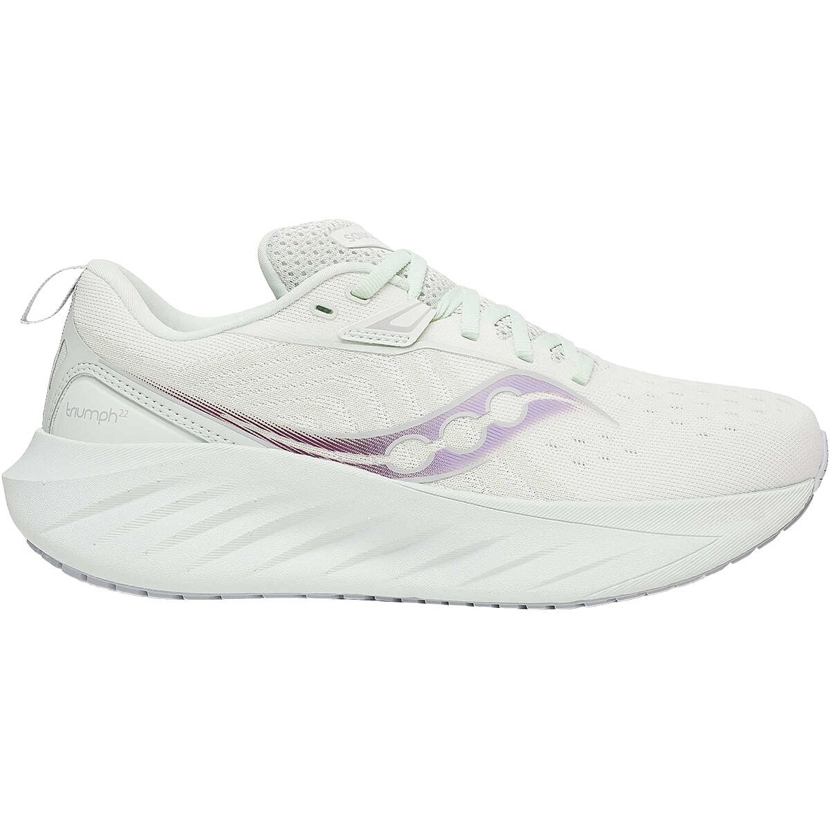 Saucony Women's Triumph 22 Running Shoe in White / Foam - Size: 8
