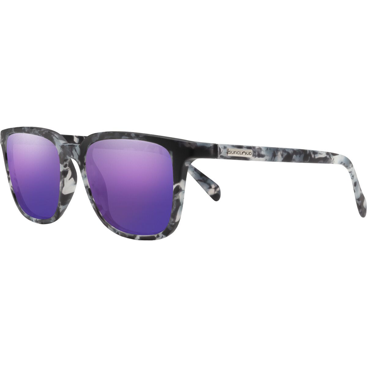 Suncloud Polarized Optics Boundary Polarized Sunglasses in Matte Ice Tortoise