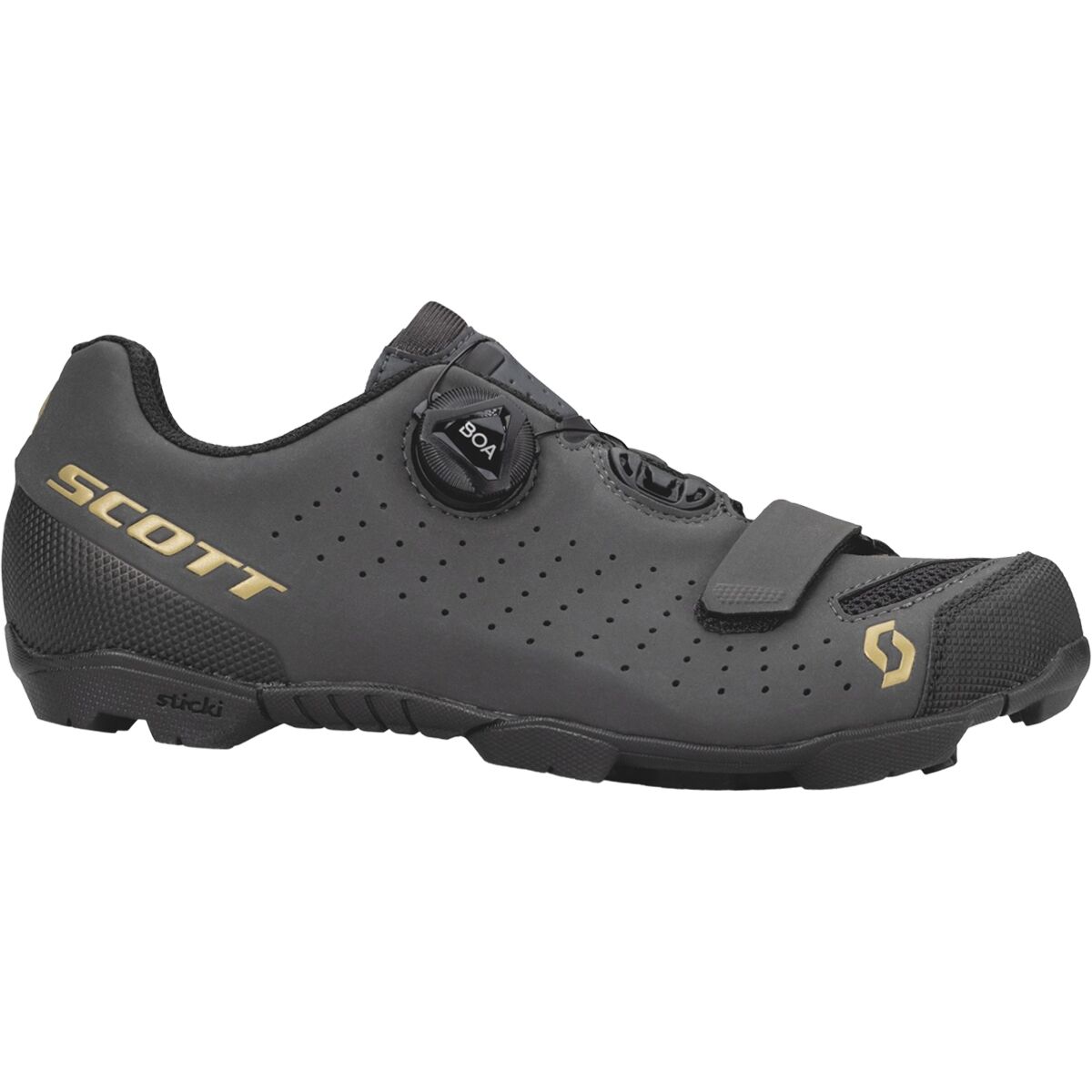 Scott Women's MTB Comp BOA Lady Cycling Shoe in Dark Grey / Black - Size: 36