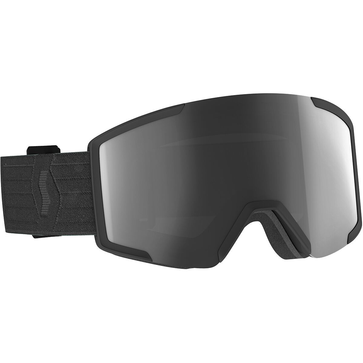 Scott Shield Amplifier Goggles in Team White / Black / Enhancer Aqua Chrome