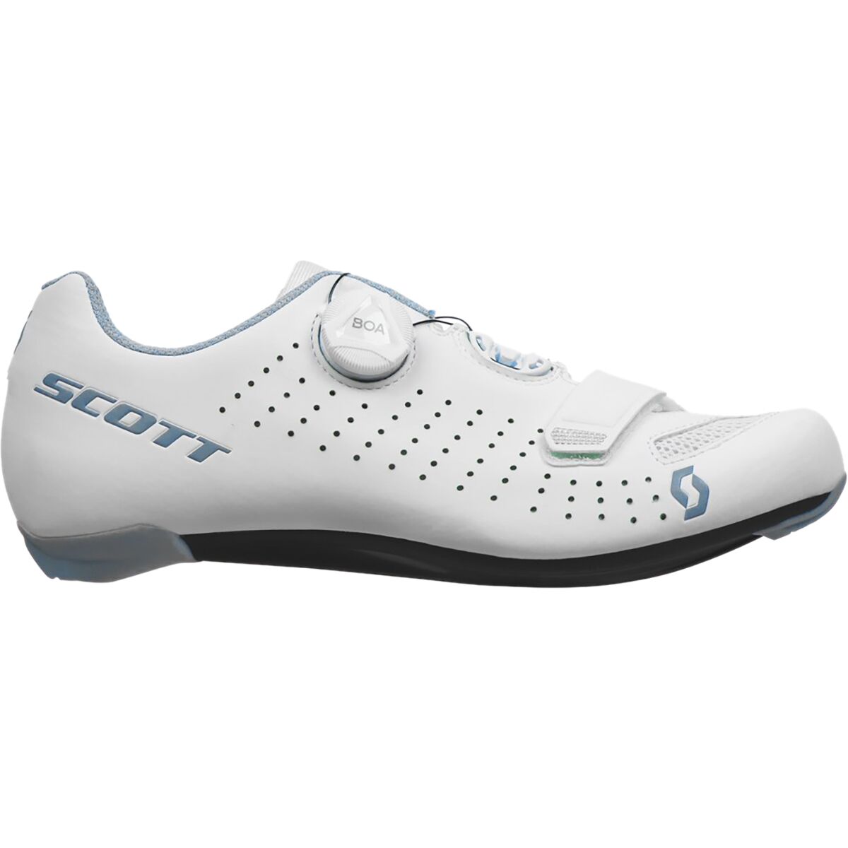 Scott Scott Women's Road Comp BOA Cycling Shoe in Matt White / Light Blue - Size: 36 - $89.99 at Steep and Cheap