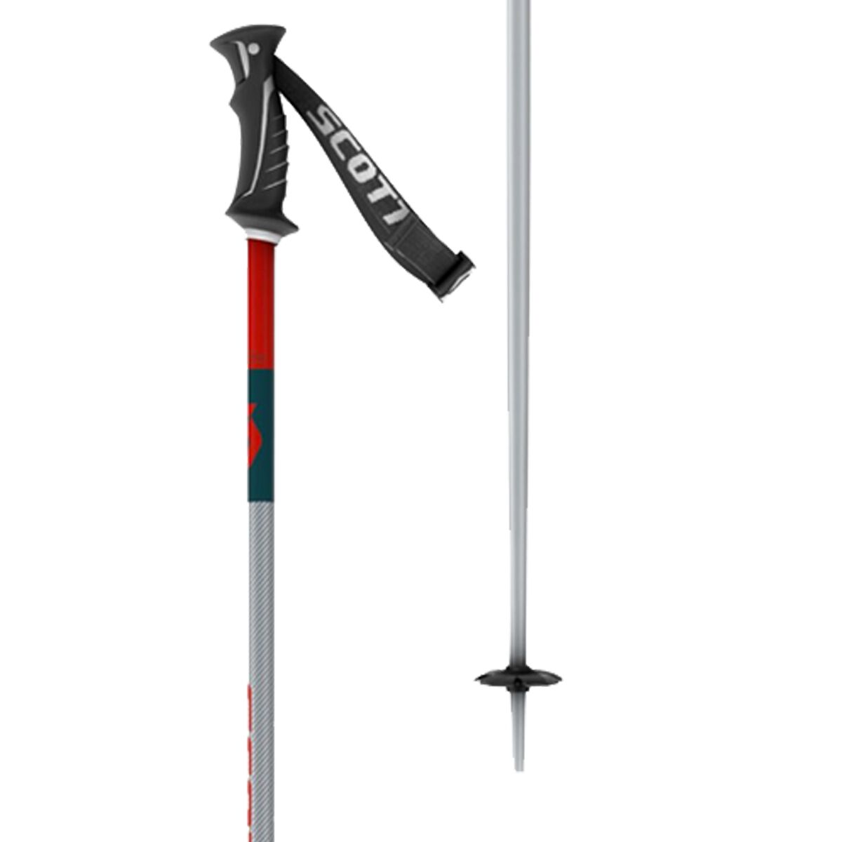 Scott Scott Decree Ski Poles in Grey - Size: 48in(120cm) - $37.50 at Steep and Cheap