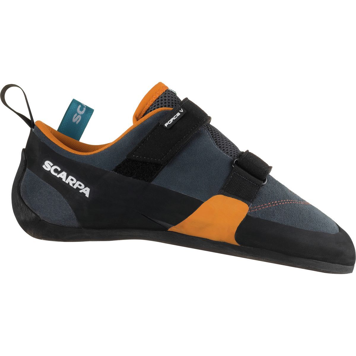Scarpa Force V Climbing Shoe in Mangrove / Papaya - Size: 42.5