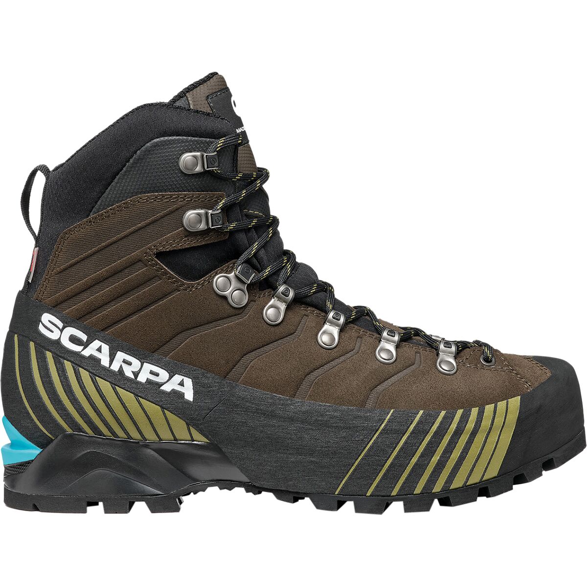 Scarpa Scarpa Men's Ribelle HD Mountaineering Boot in Cocoa / Moss - Size: 41 - $259.32 at SteepandCheap.com