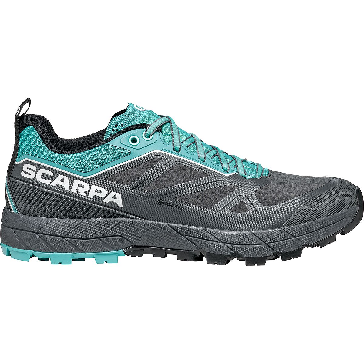 Scarpa Scarpa Women's Rapid GTX Approach Shoe in Anthracite / Turquoise - Size: 37 - $119.37 at Steep and Cheap