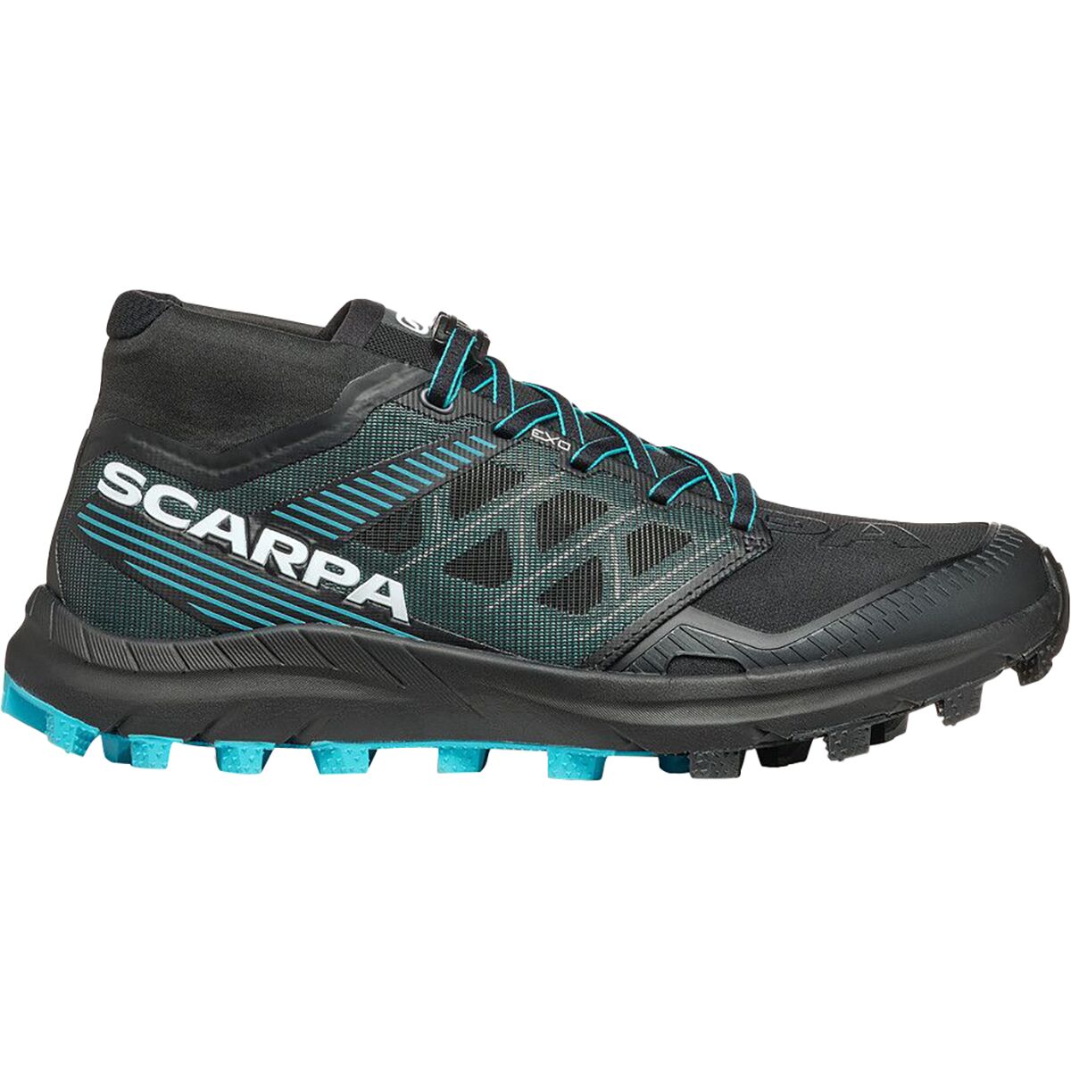 Scarpa Women's Spin ST Shoe in Black / Azure - Size: 40.5