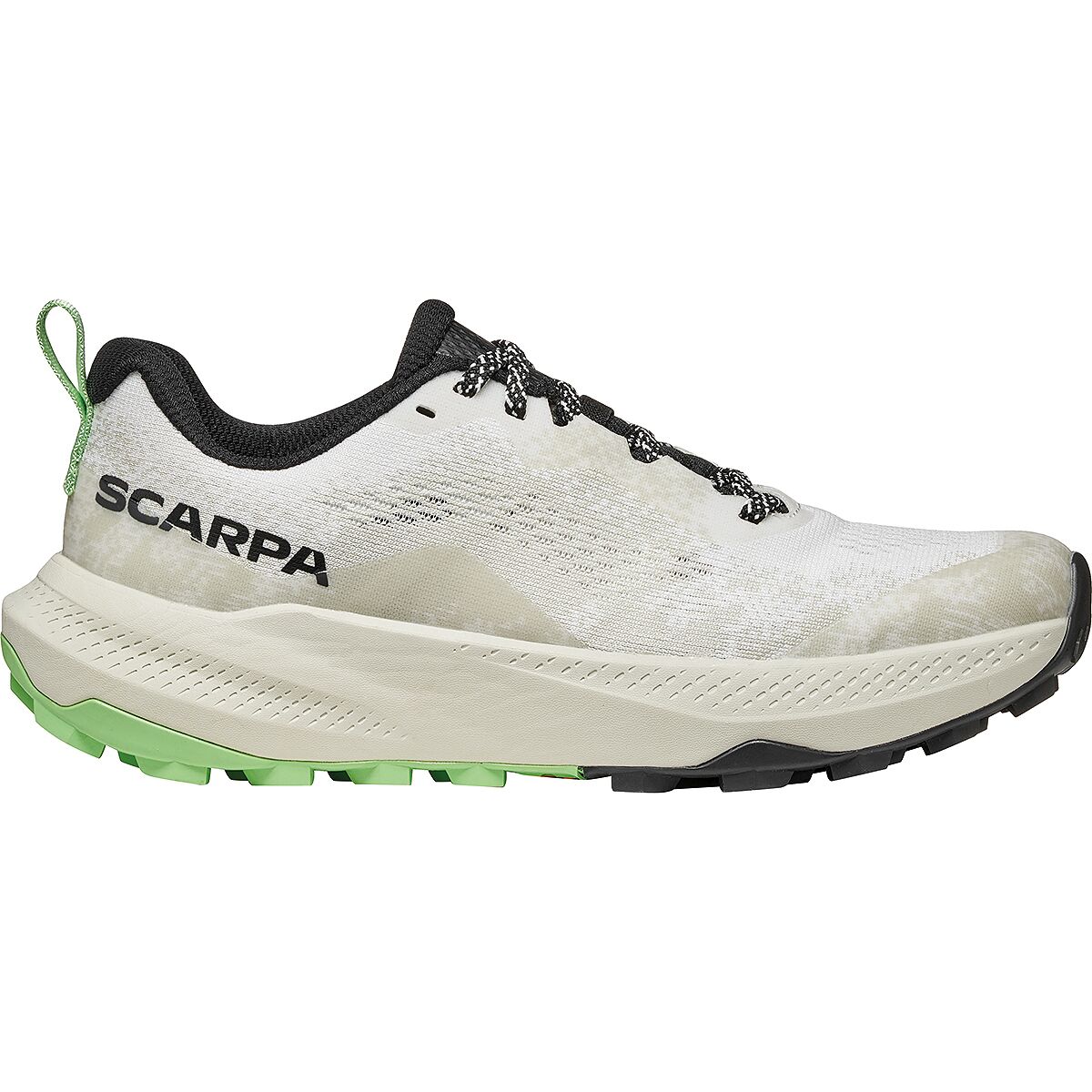 Scarpa Women's Golden Gate LT Trail Running Shoe in White / Bright Aloe - Size: