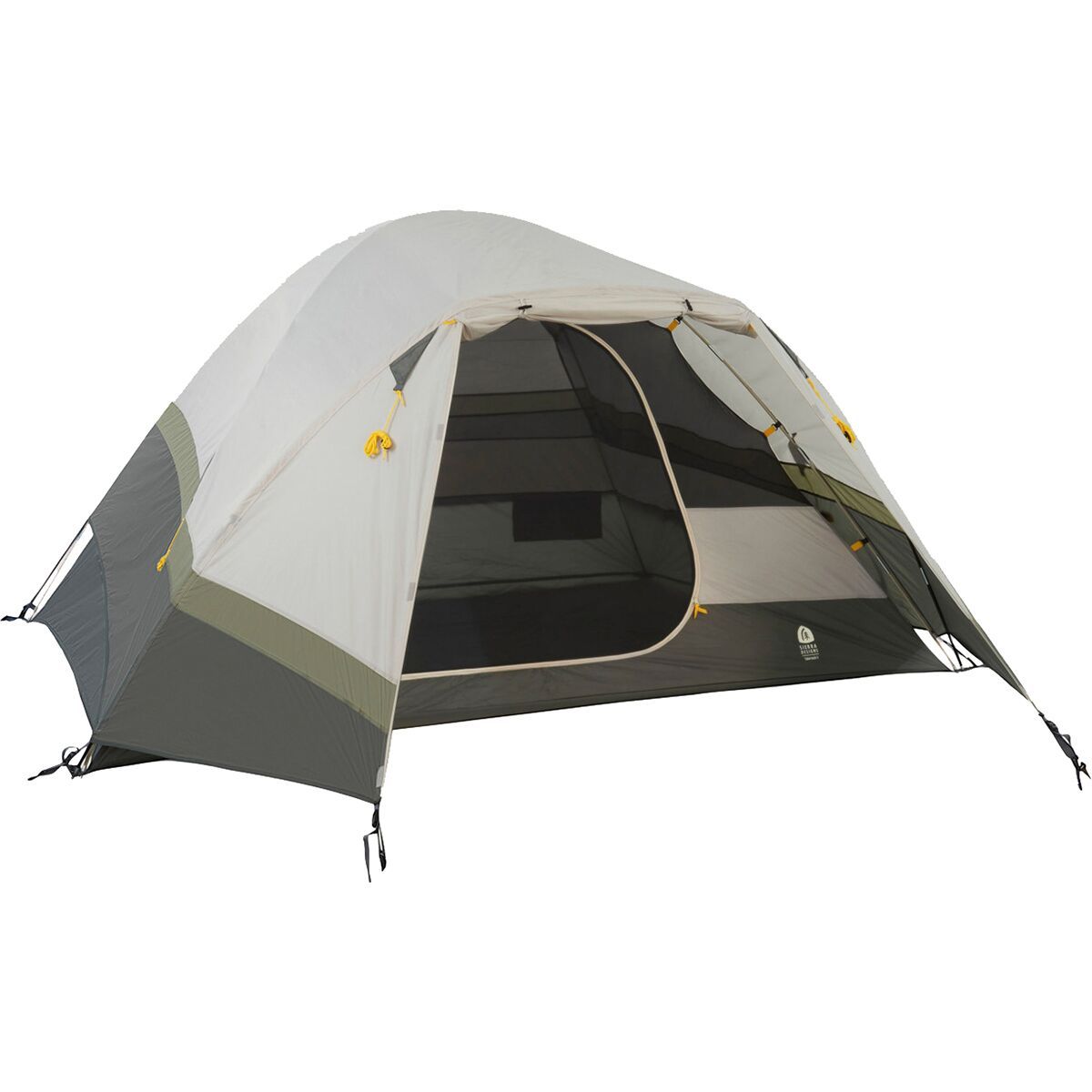 Sierra Designs Tabernash 4 Tent: 4-Person 3-Season in Green / Grey