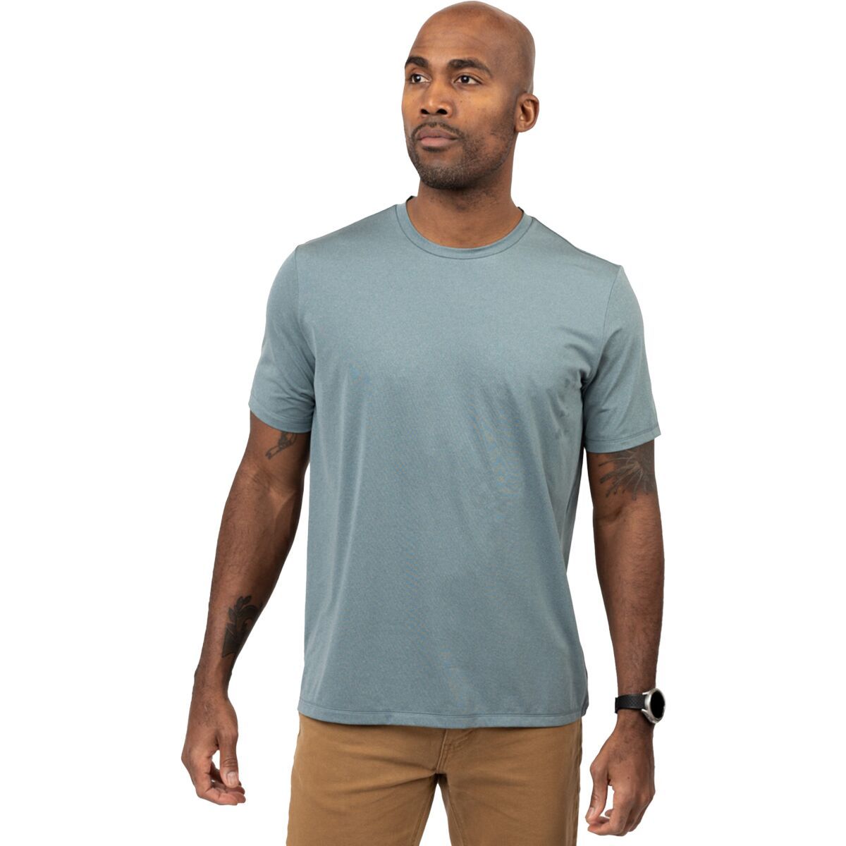 Sierra Designs Men's Alpine Start Sun T-Shirt in Burnt Olive Heather - Size: XXL