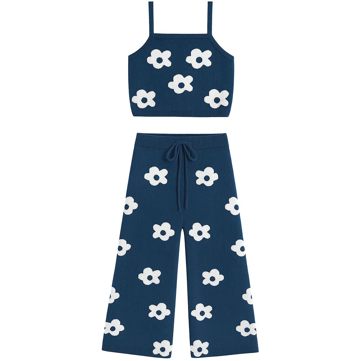 Seaesta Surf Seaesta Surf Girl's Knit Daisy Set in Navy - Size: 4/5 - $51.64 at SteepandCheap.com