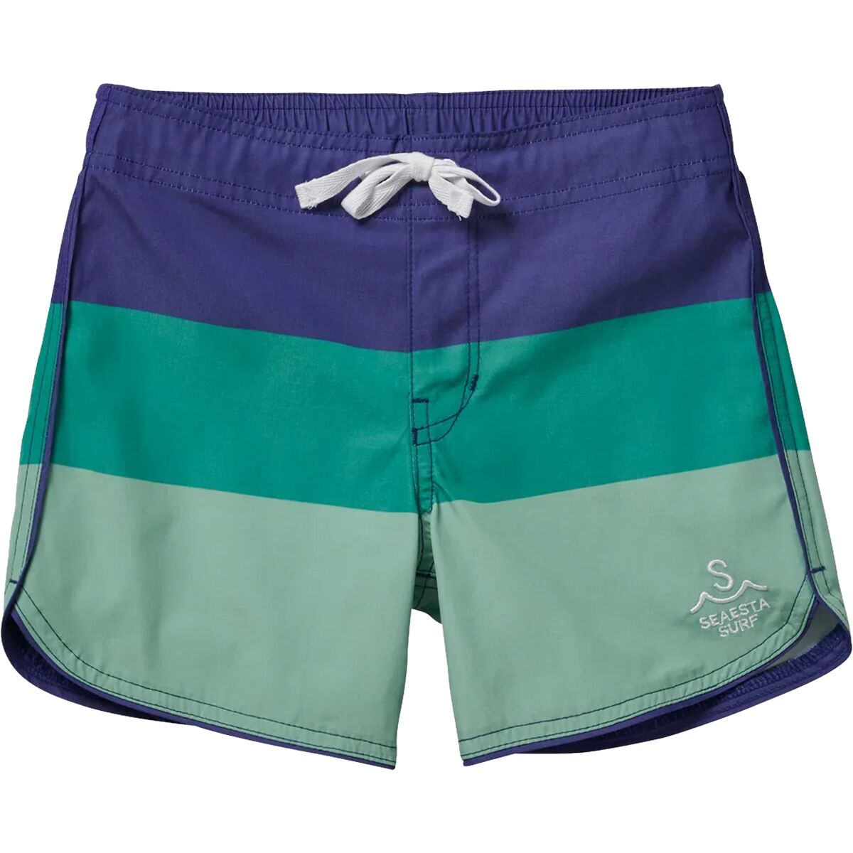 Seaesta Surf Boy's Triple Scoop Boardshort in Blue Moon - Size: 7