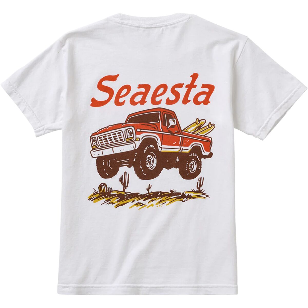 Seaesta Surf Seaesta Surf Boy's Baja T-Shirt in White - Size: XS - $18.82 at SteepandCheap.com