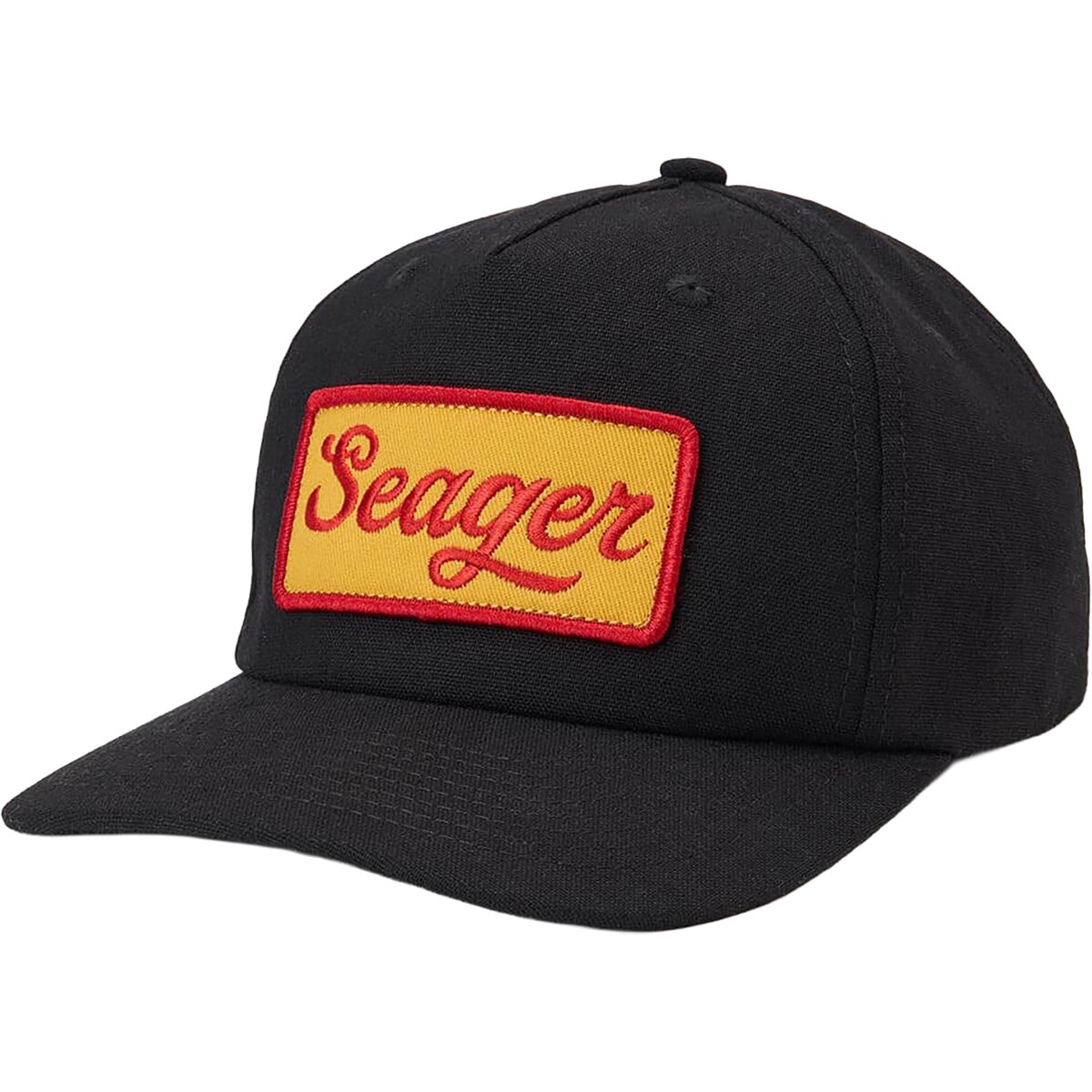 Seager Co. Uncle Bill Snapback Hat in Black