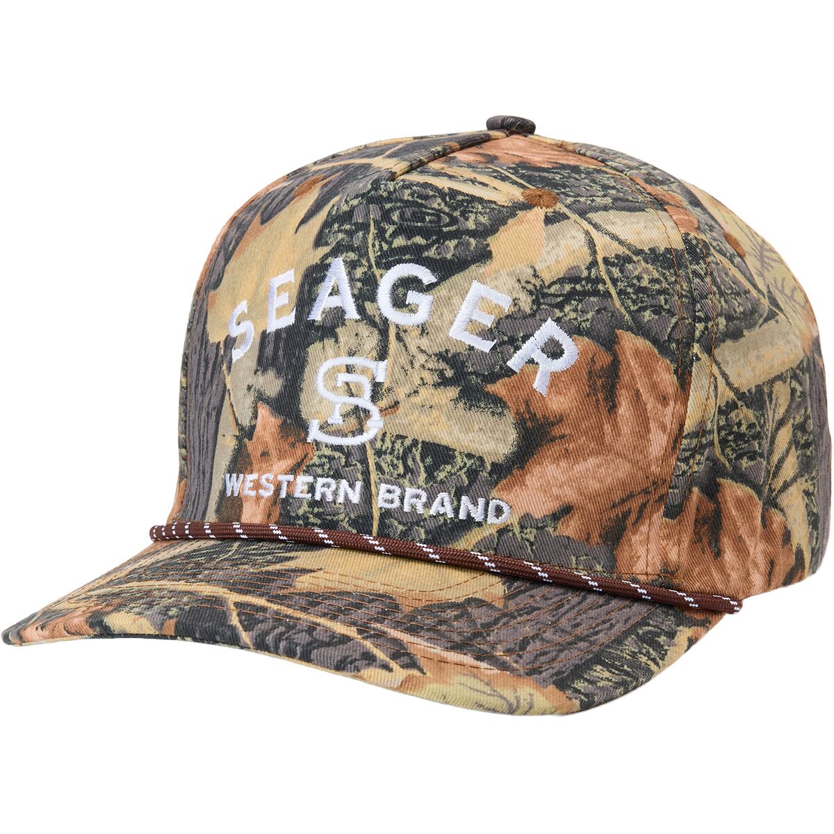Seager Co. Branded Snapback in SJC Camo