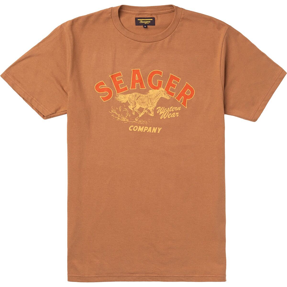Seager Co. Men's Heritage T-Shirt in Brown - Size: Small